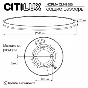 Накладной светильник Citilux Norma CL748500 в Березниках - berezniki.ok-mebel.com | фото 11