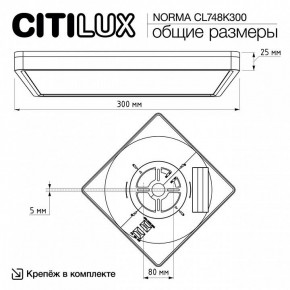 Накладной светильник Citilux Norma CL748K300 в Березниках - berezniki.ok-mebel.com | фото 7