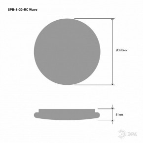 Накладной светильник Эра Классик SPB-6-30-RC Wave в Березниках - berezniki.ok-mebel.com | фото 5