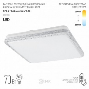 Накладной светильник Эра Классик SPB-6 Brilliance Slim S 70 в Березниках - berezniki.ok-mebel.com | фото 2