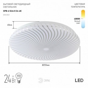 Накладной светильник Эра Slim SPB-6 Slim 8 24-4K в Березниках - berezniki.ok-mebel.com | фото 2