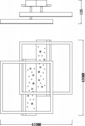 Накладной светильник Escada Stellar 10215/2LED в Березниках - berezniki.ok-mebel.com | фото 6