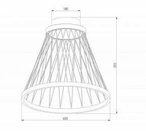 Накладной светильник Eurosvet Cesta 40018/1 LED коричневый в Березниках - berezniki.ok-mebel.com | фото 4