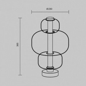 Настольная лампа декоративная Maytoni Atmos MOD364TL-L15W3K в Березниках - berezniki.ok-mebel.com | фото 5