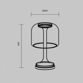 Настольная лампа декоративная Maytoni Spirito MOD286TL-L18B3K в Березниках - berezniki.ok-mebel.com | фото 4