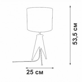 Настольная лампа декоративная Vitaluce V28340 V28340-1/1L в Березниках - berezniki.ok-mebel.com | фото 2