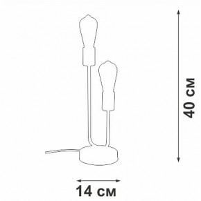 Настольная лампа декоративная Vitaluce V3005 V3005-1/2L в Березниках - berezniki.ok-mebel.com | фото 5