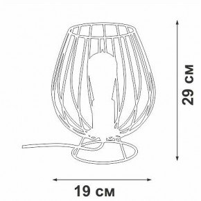 Настольная лампа декоративная Vitaluce V4296 V4296-0/1L в Березниках - berezniki.ok-mebel.com | фото 3