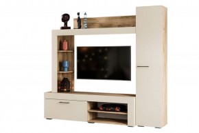 НИКОЛЬ Гостиная (Дуб крафт серый/софт айвори) в Березниках - berezniki.ok-mebel.com | фото