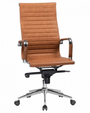 Офисное кресло для руководителей DOBRIN CLARK LMR-101F светло-коричневый №321 в Березниках - berezniki.ok-mebel.com | фото