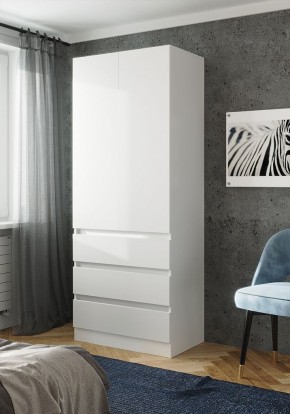 ПАРУС Шкаф 2-х ств. 800 (белый) в Березниках - berezniki.ok-mebel.com | фото