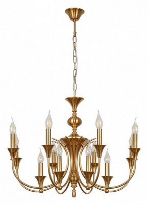 Подвесная люстра Arte Lamp Collinetta A4094LM-12PB в Березниках - berezniki.ok-mebel.com | фото 2