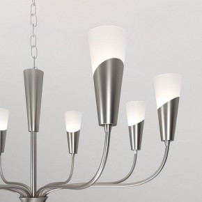 Подвесная люстра Eurosvet Rhyton 60167/8 никель в Березниках - berezniki.ok-mebel.com | фото 7