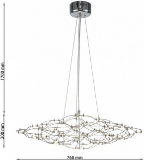 Подвесная люстра Favourite Thinner 4305-8P в Березниках - berezniki.ok-mebel.com | фото 5