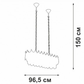 Подвесная люстра Vitaluce V58120 V58120-8/11 в Березниках - berezniki.ok-mebel.com | фото 3