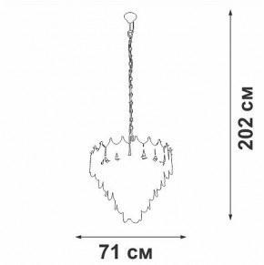 Подвесная люстра Vitaluce V5813 V5813-8/17 в Березниках - berezniki.ok-mebel.com | фото 3