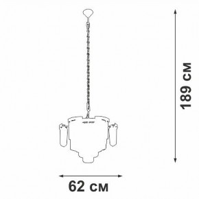 Подвесная люстра Vitaluce V58370 V58370-8/13 в Березниках - berezniki.ok-mebel.com | фото 3