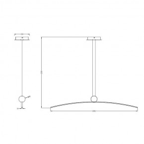 Подвесной светильник Arte Lamp Arno A3362SP-25BK в Березниках - berezniki.ok-mebel.com | фото 3