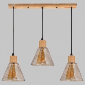 Подвесной светильник Imex MD.5870 MD.5870-3-P-WOOD+BK в Березниках - berezniki.ok-mebel.com | фото 1