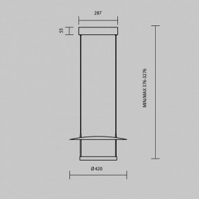 Подвесной светильник Maytoni Ambience MOD280PL-L23B3K1 в Березниках - berezniki.ok-mebel.com | фото 4