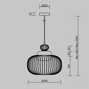 Подвесной светильник Maytoni Levitation MOD376PL-01G в Березниках - berezniki.ok-mebel.com | фото 5