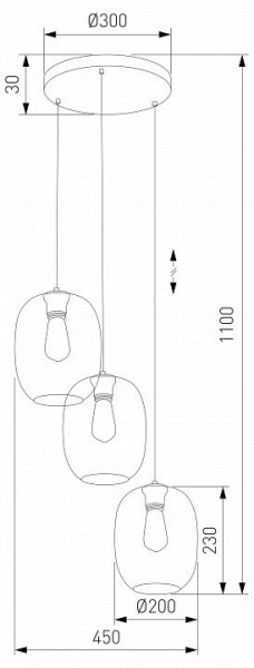 Подвесной светильник TK Lighting Elio 5973 Elio в Березниках - berezniki.ok-mebel.com | фото 3
