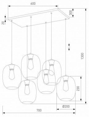 Подвесной светильник TK Lighting Elio 5974 Elio в Березниках - berezniki.ok-mebel.com | фото 3