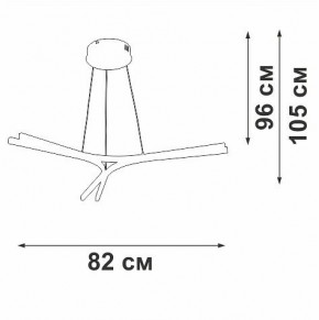 Подвесной светильник Vitaluce V2708 V2708-9/3S в Березниках - berezniki.ok-mebel.com | фото 3