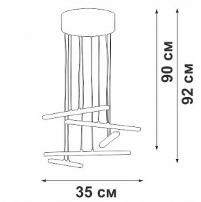Подвесной светильник Vitaluce V3046 V3046-1/5S в Березниках - berezniki.ok-mebel.com | фото 5