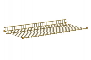 Полка сотовая L695 (золото) в Березниках - berezniki.ok-mebel.com | фото