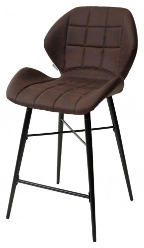 Полубарный стул MARCEL COWBOY-#800 темно-коричневый (H=65cm), ткань микрофибра М-City в Березниках - berezniki.ok-mebel.com | фото