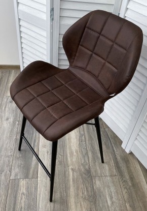 Полубарный стул MARCEL COWBOY-#800 темно-коричневый (H=65cm), ткань микрофибра М-City в Березниках - berezniki.ok-mebel.com | фото 3