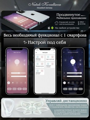 Потолочная люстра Natali Kovaltseva COBRA LED LAMPS 81121/7C в Березниках - berezniki.ok-mebel.com | фото 7