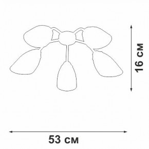 Потолочная люстра Vitaluce V31950 V31950/5PL в Березниках - berezniki.ok-mebel.com | фото 3
