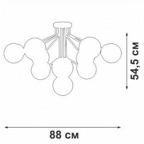 Потолочная люстра Vitaluce V42870 V42870-8/10PL в Березниках - berezniki.ok-mebel.com | фото