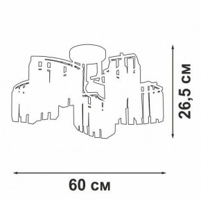 Потолочная люстра Vitaluce V5884 V5884-0/5PL в Березниках - berezniki.ok-mebel.com | фото 3
