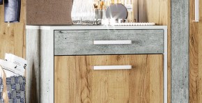 Прихожая Кензо (крафт/бетон) вешалка+шкаф в Березниках - berezniki.ok-mebel.com | фото 5