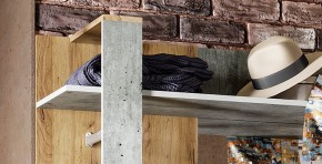 Прихожая Кензо (крафт/бетон) вешалка+шкаф в Березниках - berezniki.ok-mebel.com | фото 6