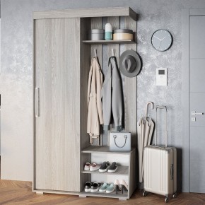 Прихожая Зара ПР-01 (ясень белый) в Березниках - berezniki.ok-mebel.com | фото 3