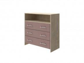 PROxSON Комод Varna (ЛДСП Бунратти+ткань Бунратти/Ultra Горячий шоколад) 90x40 в Березниках - berezniki.ok-mebel.com | фото