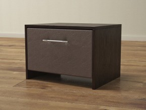 PROxSON Тумба Varna (ЛДСП Венге+экокожа Дуб венге с коричневым) 51x40 в Березниках - berezniki.ok-mebel.com | фото