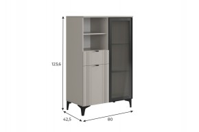 РИЧ Комод 2 со стеклом в Березниках - berezniki.ok-mebel.com | фото 2