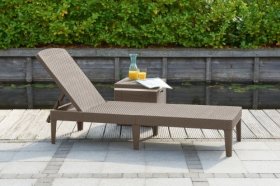 Шезлонг Джайпур (Jaipur Sun lounger) капучино в Березниках - berezniki.ok-mebel.com | фото 2