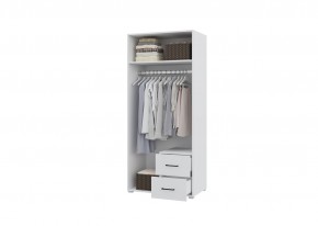 Шкаф 2-х створчатый с ящиками VICTOR (Белый) в Березниках - berezniki.ok-mebel.com | фото 2