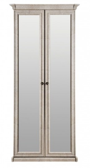 Шкаф 2-х створчатый с зеркалом Афина (крем корень) в Березниках - berezniki.ok-mebel.com | фото