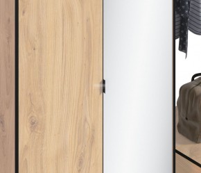 Шкаф 2х дверный с зеркалом Лофт СБ-3111 (Дуб Минерва) в Березниках - berezniki.ok-mebel.com | фото 5