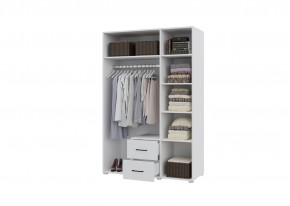 Шкаф 3-х створчатый с ящиками VICTOR (Белый) в Березниках - berezniki.ok-mebel.com | фото 2