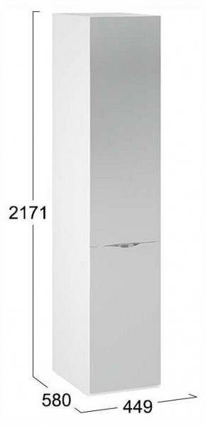 Шкаф для белья Глосс СМ-319.07.002 в Березниках - berezniki.ok-mebel.com | фото 4