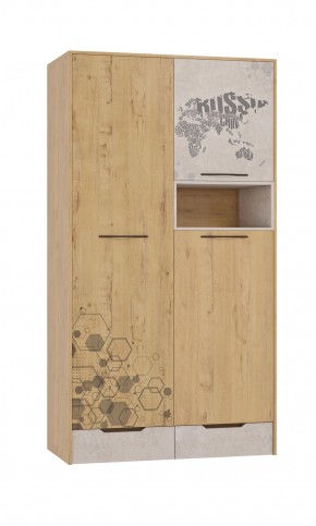 Шкаф для одежды 3 двери и 2 ящика Шк134.0 ДС Стэнфорд в Березниках - berezniki.ok-mebel.com | фото