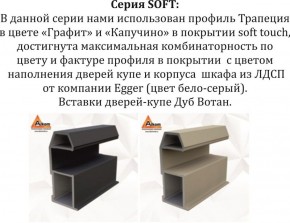 Шкаф-купе 1800 серии SOFT D1+D3+B2+PL1 (2 ящика+1штанга) профиль «Графит» в Березниках - berezniki.ok-mebel.com | фото 11